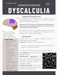 understanding dyscalculia